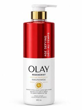 OLAY Regenerist Body Lotion — Red, White & Gold Pump
